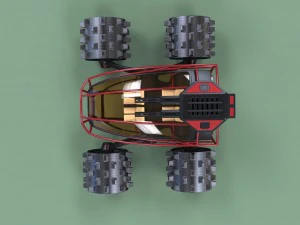 Zombie compactor 3D Model