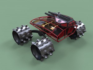 Zombie compactor Modèle 3D