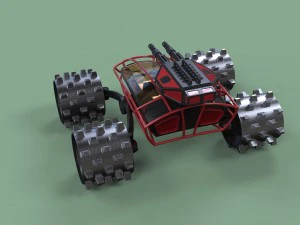 Zombie compactor 3D Model