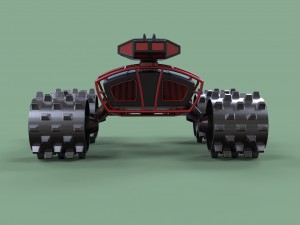Zombie compactor Modèle 3D