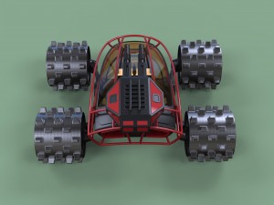Zombie compactor Modèle 3D