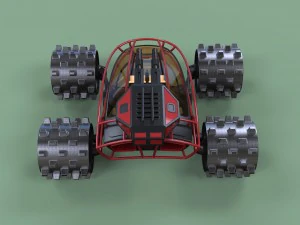 Zombie compactor 3D Model
