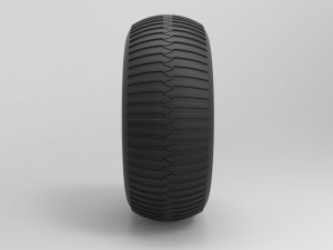 Wheel from overland train Modello 3D