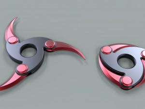 Shuriken 3 Modello 3D