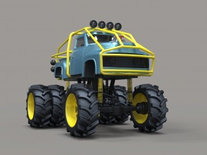 Mud truck 3 Modelo 3D