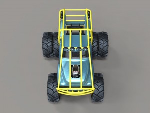 Mud truck 3 Modelo 3D