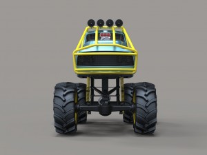 Mud truck 3 Modelo 3D