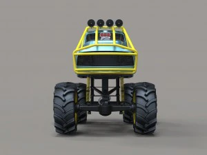 Mud truck 3 3D Model
