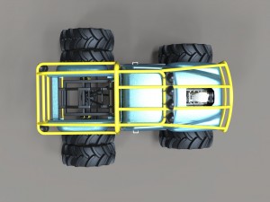 Mud truck 3 Modelo 3D