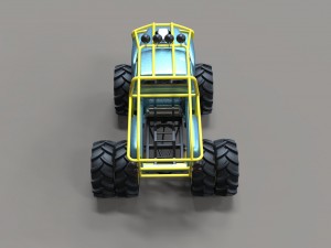 Mud truck 3 Modelo 3D