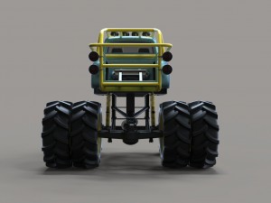 Mud truck 3 Modelo 3D