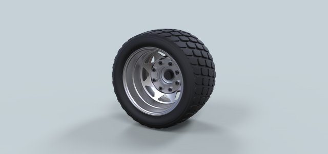 Offroad wheel 14 3D 모델 .c4d .max .obj .3ds .fbx .stl .blend 