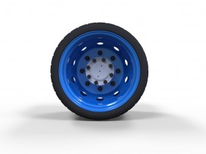 Low profile double wheel 3D मॉडल