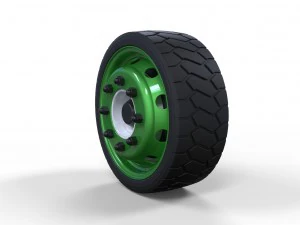 Low profile wheel 3D Model