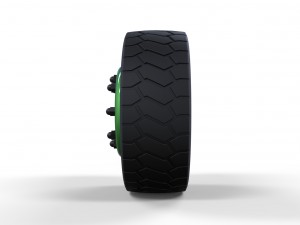 Low profile wheel Model 3D