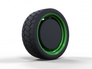Low profile wheel Model 3D