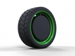 Low profile wheel 3D Model