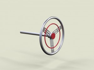 Stearing wheel 7 3Dモデル