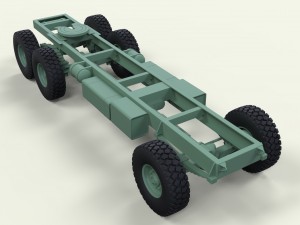 Chassis 6x6 3D Model