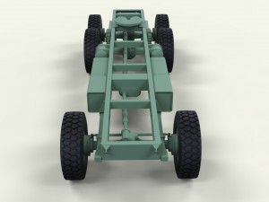 Chassis 6x6 3D Model
