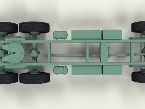 Chassis 6x6 3D Model