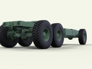 Chassis 6x6 3D Model