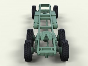 Chassis 6x6 3D Model