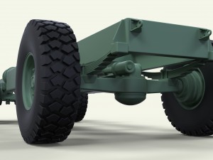 Chassis 6x6 3D Model