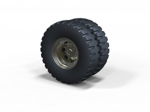 Double wheel 3 3Dモデル