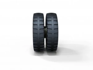 Double wheel 3 3D Model