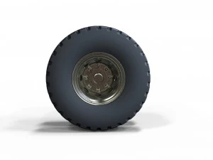Double wheel 3 3D Model