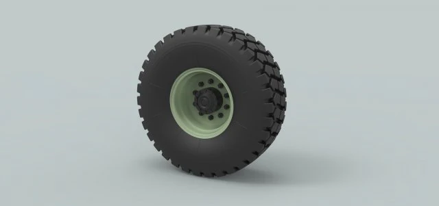Offroad truck wheel 2 3D Model .c4d .max .obj .3ds .fbx .stl .blend
