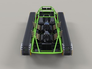 Concept tracked vehicle 3D Модель