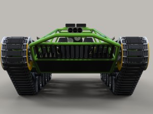 Concept tracked vehicle 3D Модель
