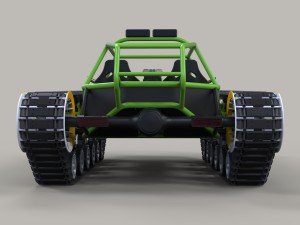 Concept tracked vehicle 3D Модель