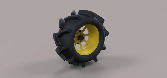 Offroad wheel 15 3D Model .c4d .max .obj .3ds .fbx .stl .blend 