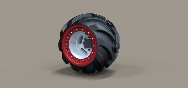 Offroad wheel 16 Model 3D .c4d .max .obj .3ds .fbx .stl .blend