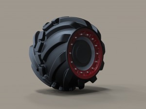 Offroad wheel 16 Model 3D