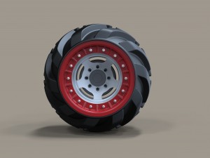 Offroad wheel 16 Model 3D