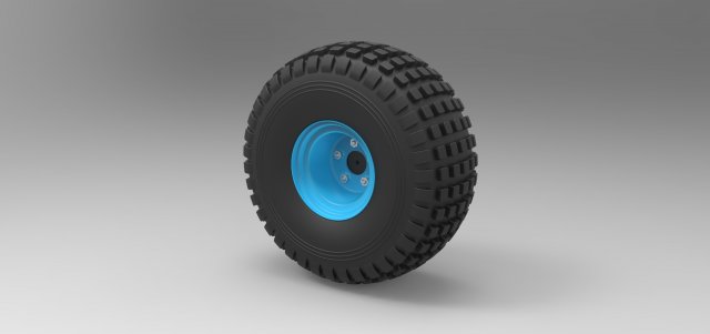 Offroad wheel 18 Model 3D .c4d .max .obj .3ds .fbx .stl .blend