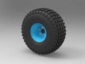 Roda off-road 18 Modelo 3D