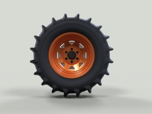 Rear wheel for dune buggy Model 3D