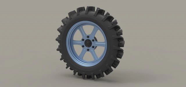 Offroad wheel 20 3D Model .c4d .max .obj .3ds .fbx .stl .blend 