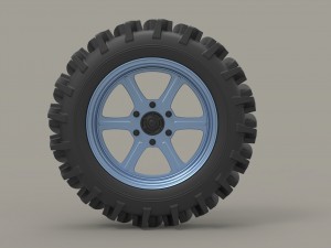 Offroad wheel 20 3D-Modell