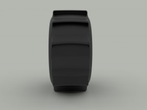 Wheel for mud drag racing 3D Model