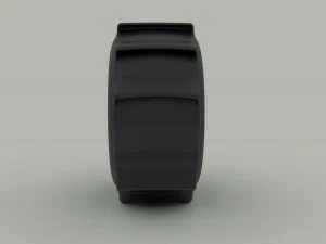 Wheel for mud drag racing 3D Model