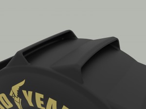 Wheel for mud drag racing 3D Model