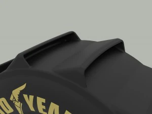 Wheel for mud drag racing 3D Model