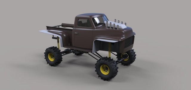 Dirt dragster Modèle 3D .c4d .max .obj .3ds .fbx .stl .blend 