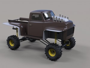 Dirt dragster 3D-Modell